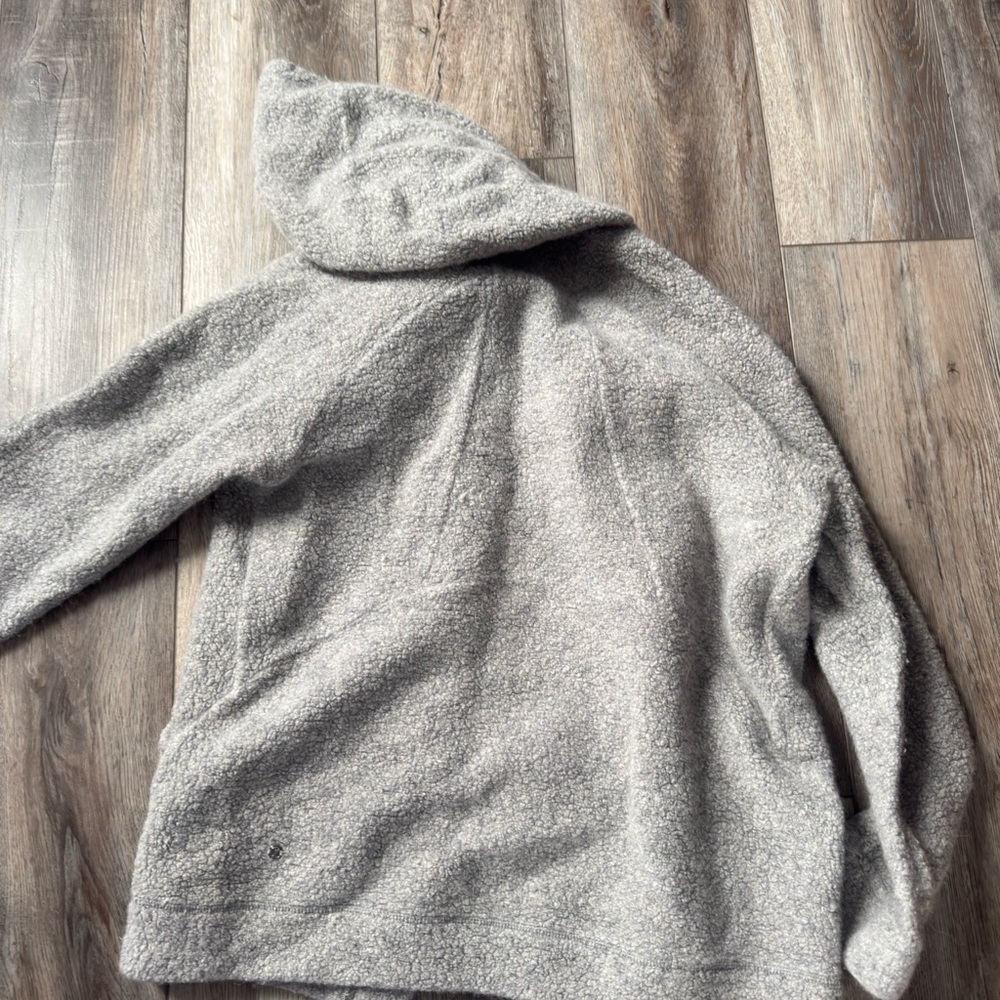 Lululemon Athletica Heather Gray Hooded Jacket